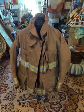Vintage Retired Firefighter Turnout JACKET FIRE COAT USED Size 48 X 32 picture