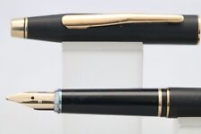 Vintage Cross Classic Black Broad Fountain Pen, GT picture