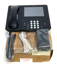 Avaya 9670G Gigabit IP Phone & Power Supply Charcoal Gray 700460215 Refurbished picture
