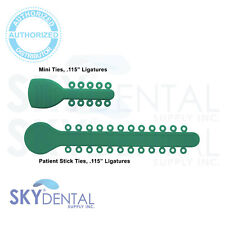 Orthodontic Elastic Ligature Ties Bands Dental Patient Sticks Brackets 1008pcs picture