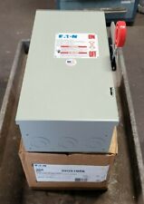 NEW EATON 30 AMP FUSIBLE SAFETY SWITCH W/ NEUTRAL 600 VAC 2 POLE DH261NRK picture
