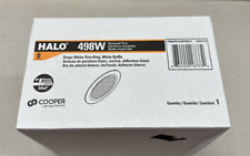 Halo Lighting Sloped Recessed Lighting 498 W White COOPER 498W  (NEW IN BOX) picture
