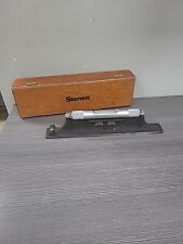 vintage Starrett 98 12 tool level with wood box machinist tool die picture