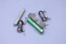 Lot of 5 Vintage Power Resistors 600 700 Ohm 5W 10W Ohmite IRC Mallory USA picture