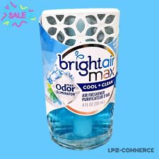Bright Air 900439EA Max Scented Oil Air Freshener, Cool And Clean, 4 Oz.🔥 picture