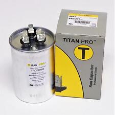TitanPro TRCFD405 HVAC Round Dual Motor Run Capacitor. 40/5 MFD/UF 440/370 Volts picture
