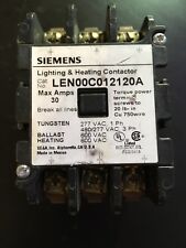 Siemens LEN00C012120A  600V 3 Pole Lighting&Heating Contractor  picture
