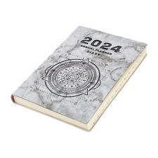 Vintage 2024 Notebook Diary Journal Planner 365 Days Schedule Organizer Book  picture