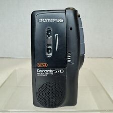 Vintage Olympus Pearlcorder S713 Handheld Micro Cassette Voice Recorder WORKING picture