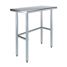 18 in. x 36 in. Open Base Stainless Steel Work Table | Residential & Commercial picture