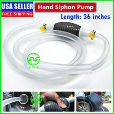 Hand SIPHON Pump Syphon Transfer Fluid Liquid Water Gas Gasoline Petrol Manual picture