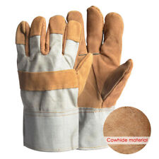1Pair Durable Canvas Welder Gloves Anti-Heat Work Safety Gloves for Car Repair picture