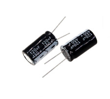 US Stock 4pcs Electrolytic Capacitors 120uF 120mfd 450V +105℃ Radial 18 x 31mm picture