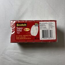 Scotch Super-Hold Tape, 6 Rolls, 50% More Adhesive, 3/4 x 1000in picture