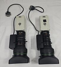 2 Sony DXC-990 Color 3 CCD Camera ExwaveHAD DSP w/ Canon YH18x6.7 KTS SX14 picture