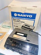 Vintage Sanyo TRC-9010 Memo-Scriber Transcribing System Working picture