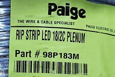 Paige Wire 18/2C Rip Strip Plenum Weather Resistant LED Sign Cable Blue /50ft picture