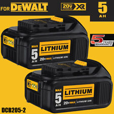 BRAND NEW 2PCS for Dewalt DCB205-2 20V 5.0Ah MAX XR Li-ion Power Tool Battery picture