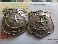  Vintage Security Guard Badge Lot picture