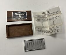 Vintage Wheel Craft  Surface Roughness Scale Cast Mocrofinish Surface Comparator picture