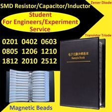 SMD Resistors Capacitors Inductor Zener Diode Transistor Triode Sample Book Kit picture