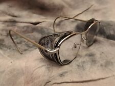 Vintage KimSafe Safety Glasses Goggles Circa 1940's Steampunk GLASS  picture