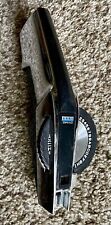 Vintage Dymo 1550 Label Maker With Spin Dial Metal Chrome and Black picture