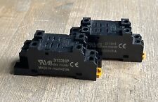 OMRON PTF08A-E RELAY SOCKET BASE 8 PIN 15A 240V LOT OF 2 picture