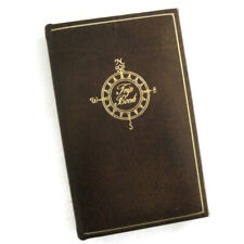 Vintage Travel Book Travel Diary Leather 6.5x4.25 Maps Gold Edging Unused Japan picture