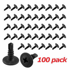 Black Phosphate Phillips Wafer Head Self Tapping/Drilling Screws 1/2