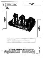 Dual Power Amplifier Service Repair Manual Fits Eico HF-86 + Schematics picture