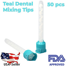 Teal Dental Impression Mixing Tips (50 pcs) (FDA) picture