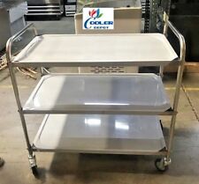 NEW Stainless Steel Utility Kitchen Food Cart 3 Tier Shelf Swivel Caster Trolley picture