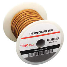 TEMPCO TCWR-1003 Thermocouple Wire,K,20AWG,Brn,100 Ft. 5ZY35 picture
