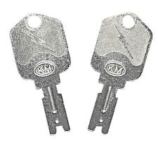 2 Hyster Heavy Equipment Ignition Keys Fits Many Brands and models picture