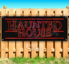 HAUNTED HOUSE Advertising Vinyl Banner Flag Sign Many Sizes HALLOWEEN picture