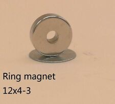 10/20/50pcs/lot Ring Magnet 12x4mm Hole 3mm N35 Strong Ndfeb Permanent Neodymium picture