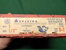 NOS Vintage Appleton Benfield Bender 1/2” Thin Wall EMT ~ Cat. No. B1 SEALED BOX picture
