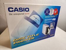 Casio CW 100 CD Label Printer SEALED contents OPEN BOX CD-R/RW DVD R/RW/RAM picture