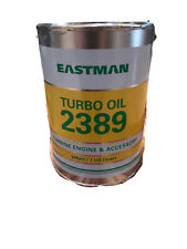 Vintage EASTMAN TURBO OIL And Engine 2389 1 US QUART picture