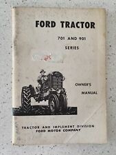 Vintage 1959 Ford Row Crop Tractor 701 and 901 Series Owner's Manual picture