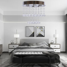 LED K9 Clear Luxury Pendant Lamp Crystal Chandelier Ceiling Light 3 Color 50CM picture