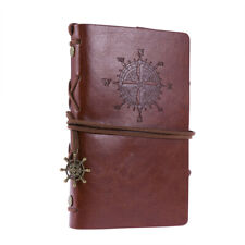  Travel Vintage Notebooks Writing Leather Bound Journals Hardcover Notebooks picture
