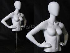 Table Top Egghead Female Mannequin Torso  With nice figure and arms #MD-EGTFBA picture