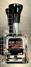 6 Digit PENN STATE Automatic Numbering Machine Self Inking Metal Number Stamp picture