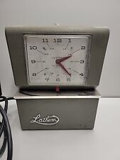 Vintage Lathem Corporation Model 2121 Time Clock Recorder No Key Parts Only picture