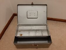 Vintage Swanco Jamestown, NY USA Steel Cash Box w/ Removable Cash Coin Drawer picture