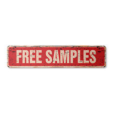 FREE SAMPLES Vintage Street Sign giveaways sampler consumer product freebie picture