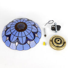 Vintage Tiffany Ceiling Light Stained Glass Colorful Flush Mount Lighting E27  picture