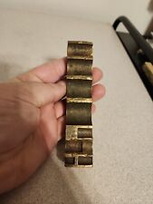 Vintage Solid Yellow Brass TWECO No. 13 Lug-Set Block USA  picture